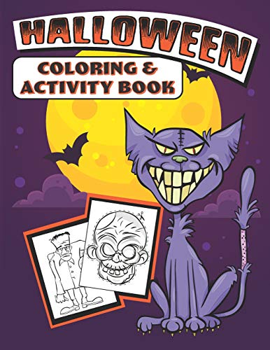 Halloween Coloring & Activity Book - 9781074029463