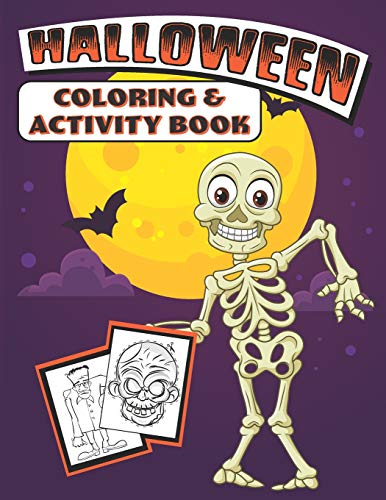 Halloween Coloring & Activity Book - 9781074029593