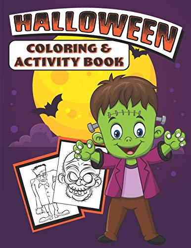Halloween Coloring & Activity Book - 9781074029609