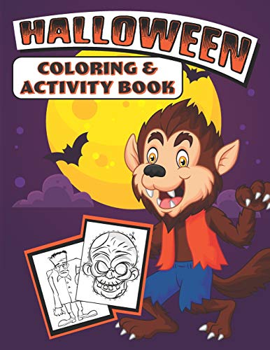 Halloween Coloring & Activity Book - 9781074029616