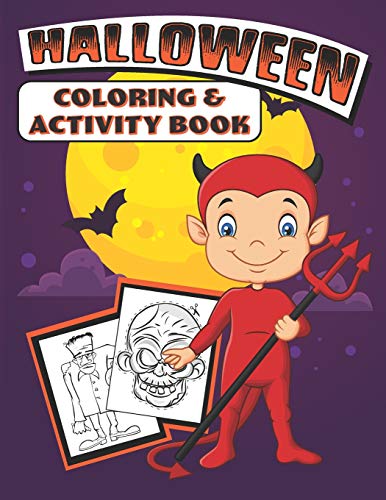 Halloween Coloring & Activity Book - 9781074029630