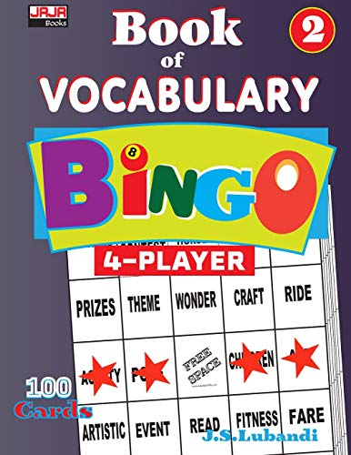 Book Of Vocabulary Bingo, Vol.2 (100 Bingo Cards In Large Print)