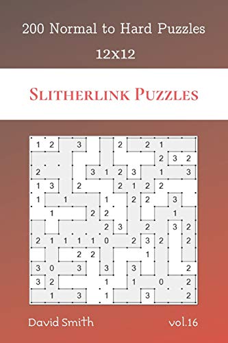 Slitherlink Puzzles - 200 Normal To Hard Puzzles 12X12 Vol.16