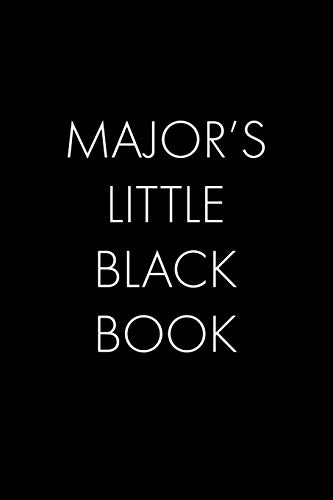 Major's Little Black Book: The Perfect Dating Companion For A Handsome Man Named Major. A Secret Place For Names, Phone Numbers, And Addresses.