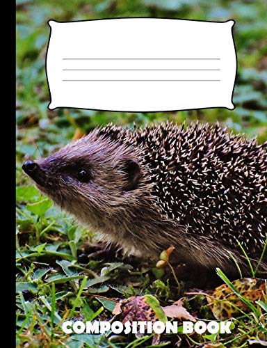 Composition Book: Hedgehog Composition Notebook Wide Ruled