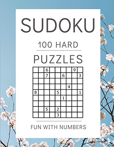 Sudoku Puzzles 100 Large Print: Fun With Numbers, Hard - 9781074838720