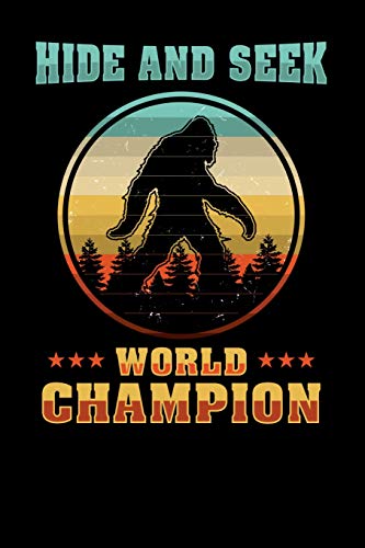 Hide And Seek World Champion: 120 Pages I 6X9 I Karo I Funny Pickleball Gifts For Sport Enthusiasts