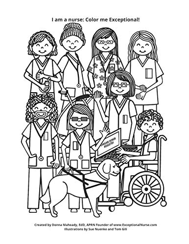 I Am A Nurse: Color Me Exceptional!