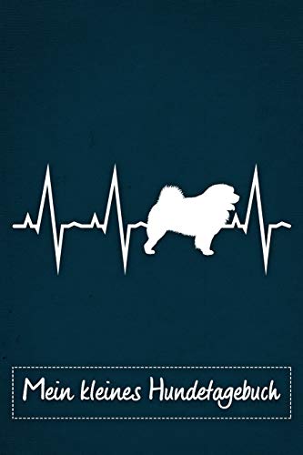 Mein Kleines Hundetagebuch: Tagebuch F?r Chow Chow Hundehalter Und Hundez?chter | Welpenbuch | Welpentagebuch | Training | Hund | Welpen | Blaues Cover, Ca. Din A5 Liniert, 118 Seiten (German Edition)