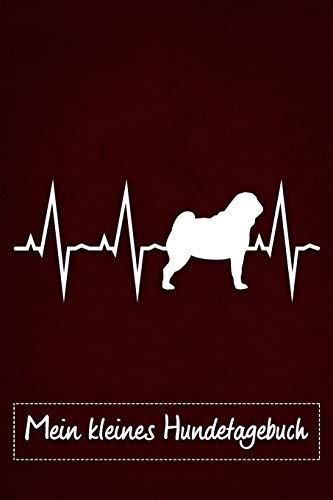 Mein Kleines Hundetagebuch: Tagebuch F?r Mops Hundehalter Und Hundez?chter | Welpenbuch | Welpentagebuch | Training | Hund | Welpen | Rotes Cover, Ca. Din A5 Liniert, 118 Seiten (German Edition)