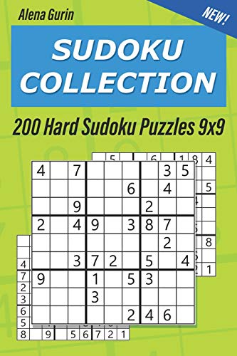 Sudoku Collection: 200 Hard Sudoku Puzzles 9X9