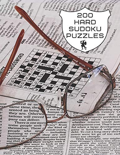 200 Hard Sudoku Puzzles: In Large Print | Sudoku Puzzle Book For Adults Including Answers