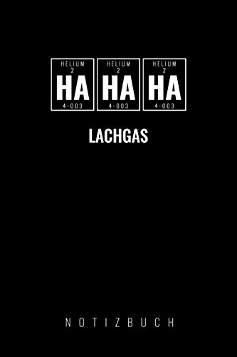 Hahaha Lachgas: A5 Notizbu (German Edition)