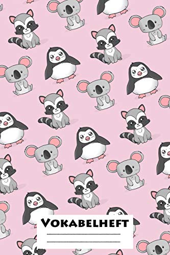 Vokabelheft: Xxl Edition "Koalas & Pinguine" I Extra Dickes Heft F?r Den Unterricht Von Fremdsprachen I Franz?Sich, Spanisch, Englisch, Latein, ... I Geschenk F?r Sch?ler (German Edition)