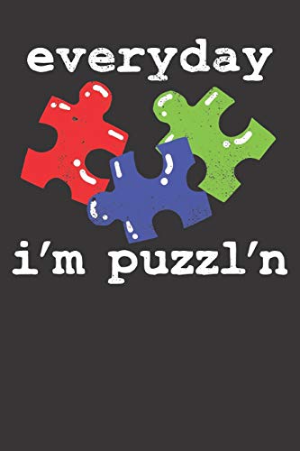 Puzzle Notebook: 6X9 Dot Grid 120 Pages - 9781076725769
