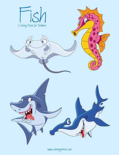 Fish Coloring Book For Toddlers (Fish For Toddlers)