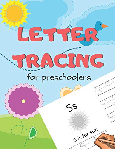 Letter Tracing For Preschoolers: Handwriting Practice Alphabet Workbook For Kids Ages 3-5, Toddlers, Nursery, Kindergartens, Homeschool | Learning To ... | Volume 1 Sun | 8.5 X 11 Inches, 110 Pages