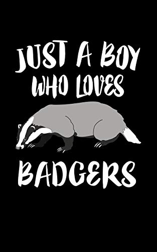 Just A Boy Who Loves Badgers: Animal Nature Collection - 9781079089332