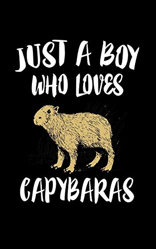 Just A Boy Who Loves Capybaras: Animal Nature Collection