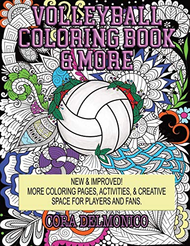 Volleyball Coloring Book & More: Coloring Pages, Activities, & Creative Space For Players & Fans