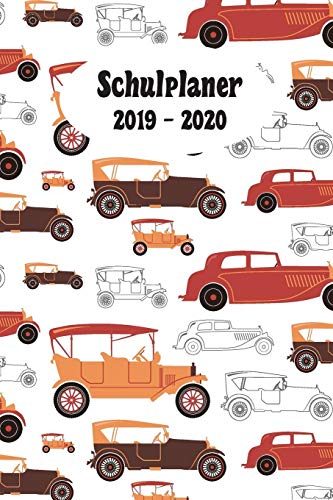 Schulplaner 2019 ? 2020: Retro Autos Wei? Das Hausaufgabenheft 2019 - 2020 F?r Das Neue Schuljahr ; Mit Kalender, Stundenplan F?r Jedes Semester, ... | Dezente Version (German Edition)