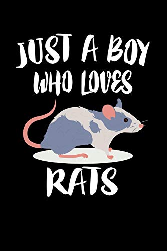 Just A Boy Who Loves Rats: Animal Nature Collection - 9781080143399