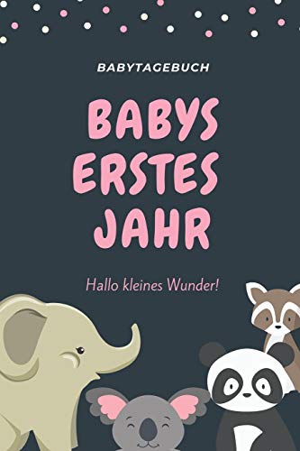 Babytagebuch Babys Erstes Jahr Hallo Kleines Wunder: A5 52 Wochen Kalender Als Geschenk Zur Geburt | Geschenkidee F?r Werdene M?tter Zur ... | Babys Erstes Jahr (German Edition) - 9781080476169