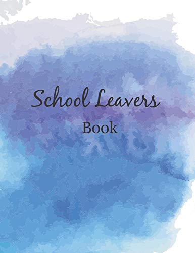 School Leavers: Autograph Memories Book Contact Details A4 120 Pages Pastel