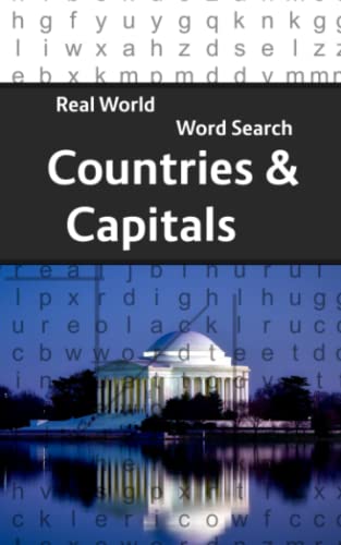 Real World Word Search: Countries & Capitals