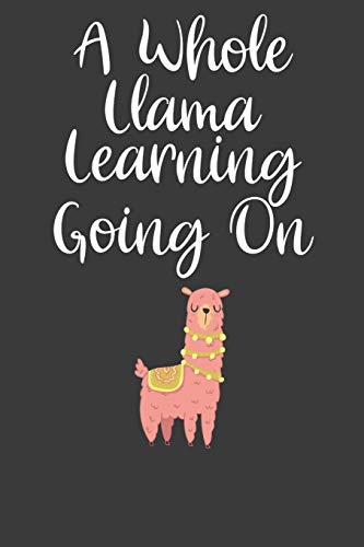 A Whole Llama Learning Going On: First Day Of School Adventure Book