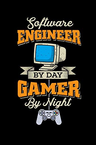 Software Engineer By Day, Gamer By Night: 120 Pages I 6X9 I Graph Paper 5X5 I Funny Programmer & Gaming Lover Statement Gifts