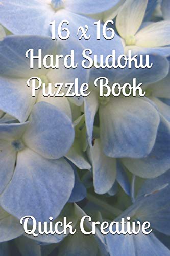 16 X 16 Hard Sudoku Puzzle Book: Large Sudoku Featuring 50 Hard 16 X 16 Sudoku Puzzles And Answers (Beach Edition)