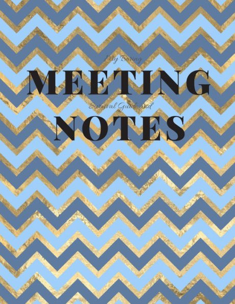 My Boring Meeting Survival Guide And Notes: 8.5X11 Meeting Notebook And Puzzle Book - 9781086200171