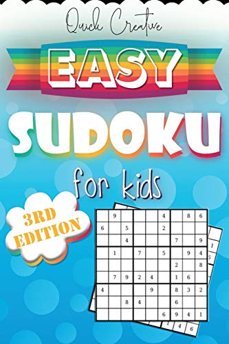 Easy Sudoku For Kids 3Rd Edition: Sudoku Puzzle Book Including 330 Easy Sudoku Puzzles With Solutions, Great Gift For Beginners Or Kids (Kids Beginner Sudoku Volume)