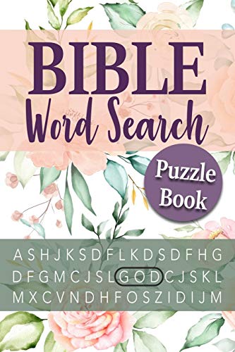 Bible Word Search Puzzle Book: Large Print Puzzle Word Search For Adults