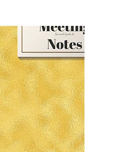 My Boring Meeting Survival Guide And Notes: 8.5X11 Meeting Notebook And Puzzle Book - 9781087021348