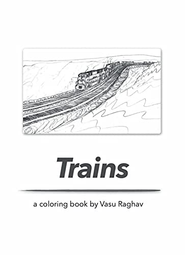 Trains: A Coloring Book