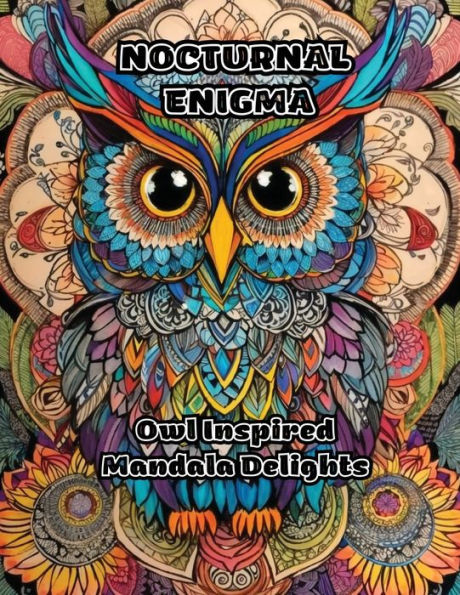 Nocturnal Enigma: Owl Inspired Mandala Delights