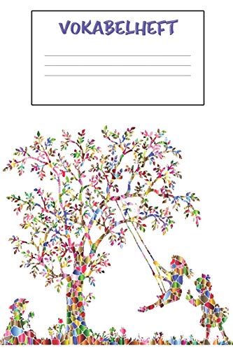 Vokabelheft: Softcover I Dickes Vokabelheft I A5 I 100 Seiten I Zweispaltig I Sprachen Lernen Und ?ben I Fremdsprachen Wie Englisch, Spanisch, ... Schulstart I Motiv: Kinder (German Edition)