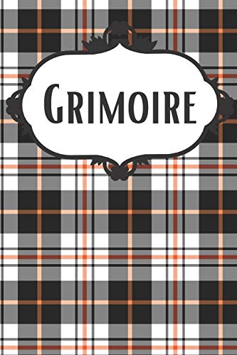 Halloween Plaid Witch Grimoire: Book Of Shadows For Witches, Pagans, And Wiccans