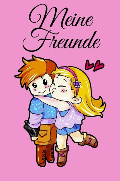 Meine Freunde: Prinz Und Prinzessin | Freundschaftsbuch | Freundebuch | 120 Seiten Creme Papier | Format 6X9 Zoll Din A5 | Soft Cover Matt (German Edition)