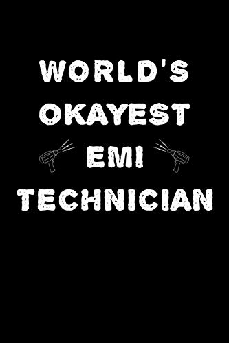 World's Okayest Emi Technician: 6X9 Inch, Large Hexagon Paper, 110 Pages