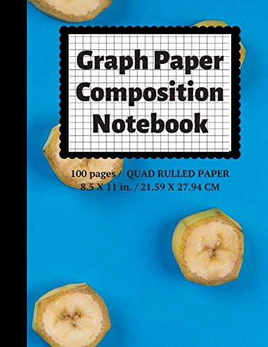 Graph Paper Composition Notebook: Grid Paper Notebook, Quad Ruled, 100 Sheets (Large, 8.5 X 11) (Graph Paper Notebooks) - 9781089584391