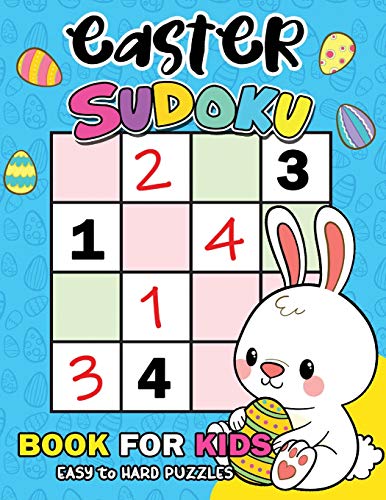 Easter Sudoku Book For Kids: Easy To Hard Puzzles Activity Learning Workbook