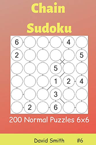 Chain Sudoku - 200 Normal Puzzles 6X6 Vol.6