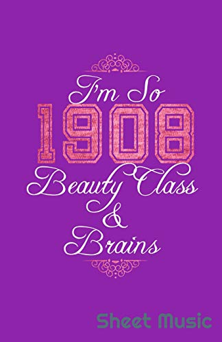 I'M So 1908 Beauty Class & Brains Sheet Music