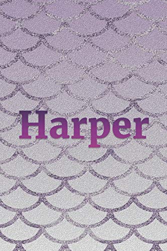 Harper: Writing Paper & Purple Mermaid Cover
