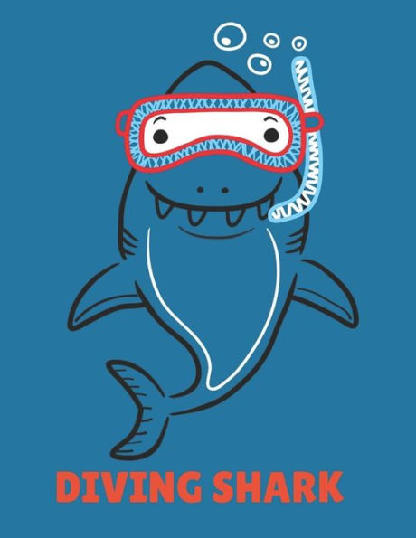 Diving Shark: Drawing Book for Pre-Schooler | Shark, Whale, Fishes and More! | Let's come to swim under the Ocean