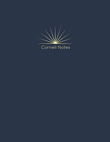 Cornell Notes: 120 Page 8.5X11 Note Taking System For Students And Meetings