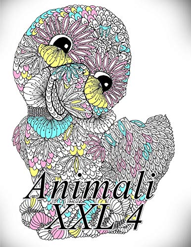 Animali Xxl 4: Libro Da Colorare Per Bambini E Adulti (Italian Edition)